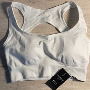 Brand New NVGTN White Sports Bra